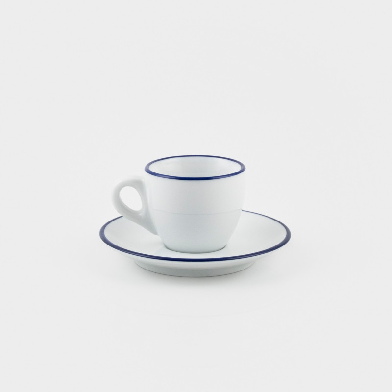 Espresso Tasse (blau) von Ancap Porzellan aus Verona