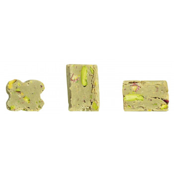 Weiße Schokoladentrüffel mit Pistazien und Piemont Haselnüssen Weiße Schokoladentrüffel mit Pistazien und Piemont Haselnüssen