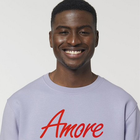 Organic Amore-Sweatshirt (unisex) lavender