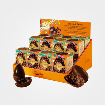 Schokoladeneier mit Haselnuss-Crunch von Venchi wie Brutti ma Buoni