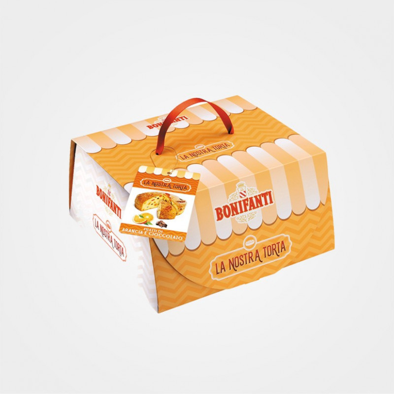 Hefekuchen mit Orange und Zartbitter von Bonifanti, 600g