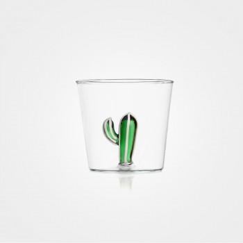 Glas „Desert Plants“ mit Kaktus von Ichendorf Milano