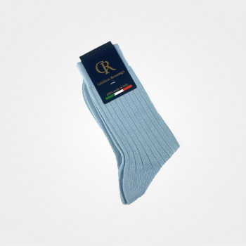 Socken aus Baumwolle, hellblau
