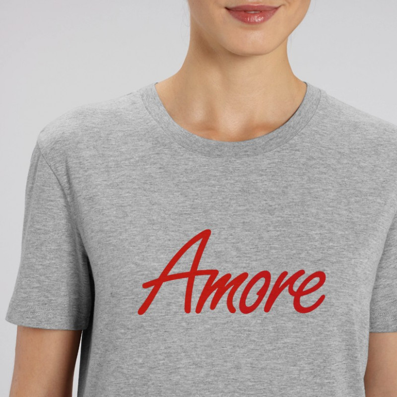 Organic Amore T-Shirt (unisex) heather grey von Stanley und Stella Organic Amore T-Shirt (unisex) heather grey von Stanley und Stella