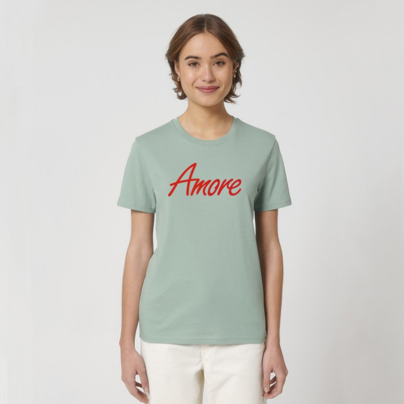 Organic Amore T-Shirt (unisex) aloe Organic Amore T-Shirt (unisex) aloe
