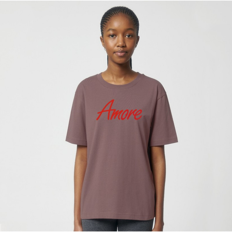 Organic Amore T-Shirt (relaxed fit) kaffa coffee