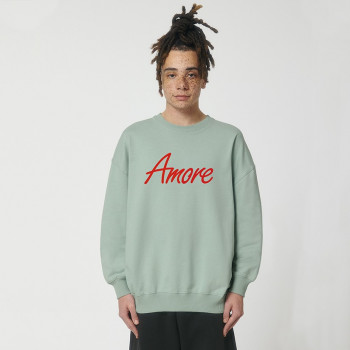 Organic Amore-Sweatshirt (relaxed fit) aloe