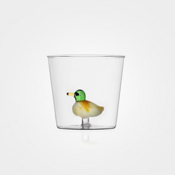 Glas „Animal Farm“ mit Ente von Ichendorf Milano
