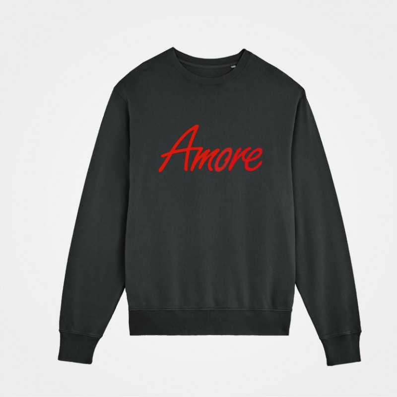 Matcher Amore-Sweatshirt, vintage black von Stanley & Stella