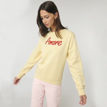 Matcher Organic Amore-Sweatshirt (unisex) butter