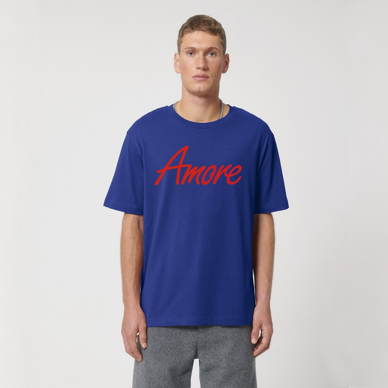Amore-T-Shirt von Stanley Stella, worker blue, designed in Berlin