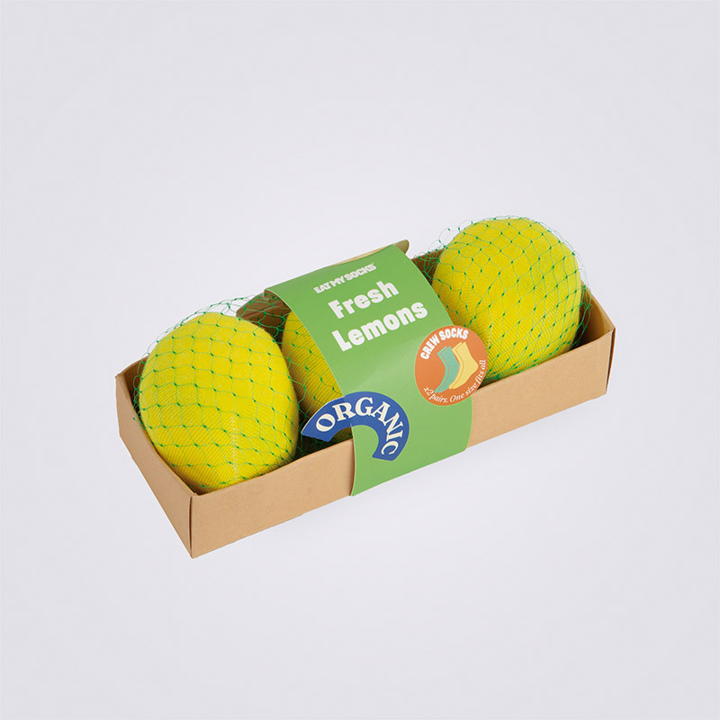 EAT MY SOCKS „Fresh Lemons“ – Zitronen-Socken