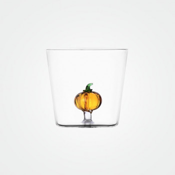 Glas „VEGETABLES TUMBLER“ Kürbis von Ichendorf Milano