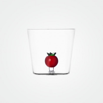 Glas „VEGETABLES TUMBLER“ Tomate von Ichendorf Milano