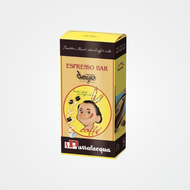 Passalacqua DEUP Espresso, entkoffeiniert, ganze Bohne, 500g