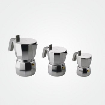 „Moka“ Espressokocher von Alessi. Design: David Chipperfield