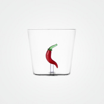 Glas „VEGETABLES“ Tumbler Chili von Ichendorf Milano