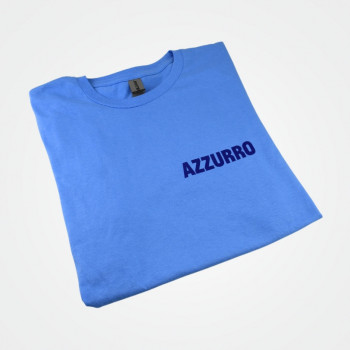 „AZZURRO“ T-Shirt, unisex, hellblau