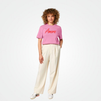 Organic Amore T-Shirt (unisex), bubble pink Organic Amore T-Shirt (unisex), bubble pink