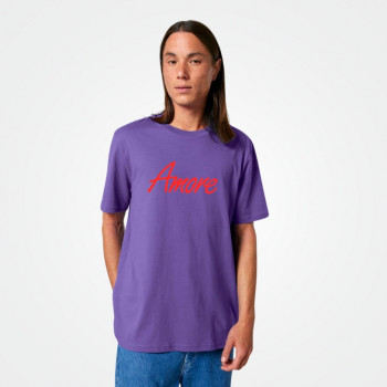 Organic Amore T-Shirt (unisex), purple love