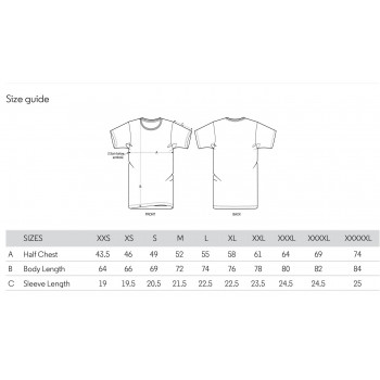 Größentabelle der Stanley/Stella Creator T-Shirts Größentabelle der Stanley/Stella Creator T-Shirts