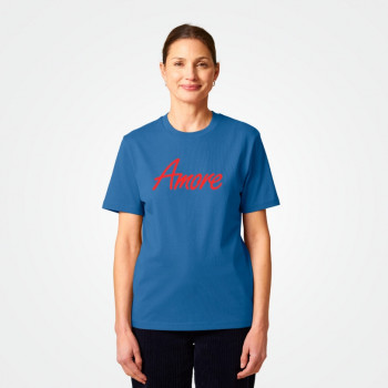 Organic Amore T-Shirt (unisex), mindful blue Organic Amore T-Shirt (unisex), mindful blue