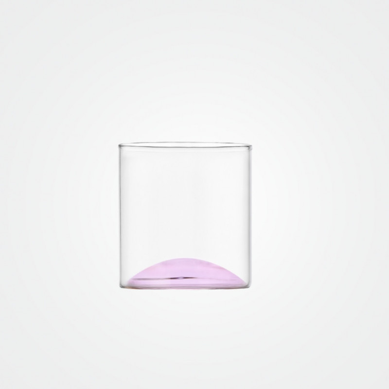 Glas „TIPSY TUMBLER“ in pink von Ichendorf Milano