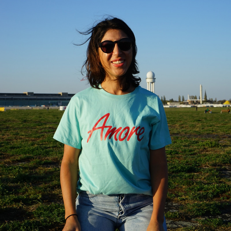 Amore T-Shirt, hellgrün Amore T-Shirt, hellgrün