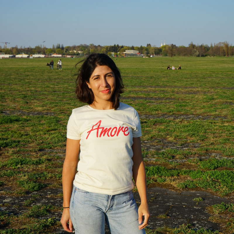 Amore T-Shirt, Frauen, creme Amore T-Shirt, Frauen, creme