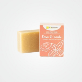 Rose & Sheabutter Seife von La Saponaria