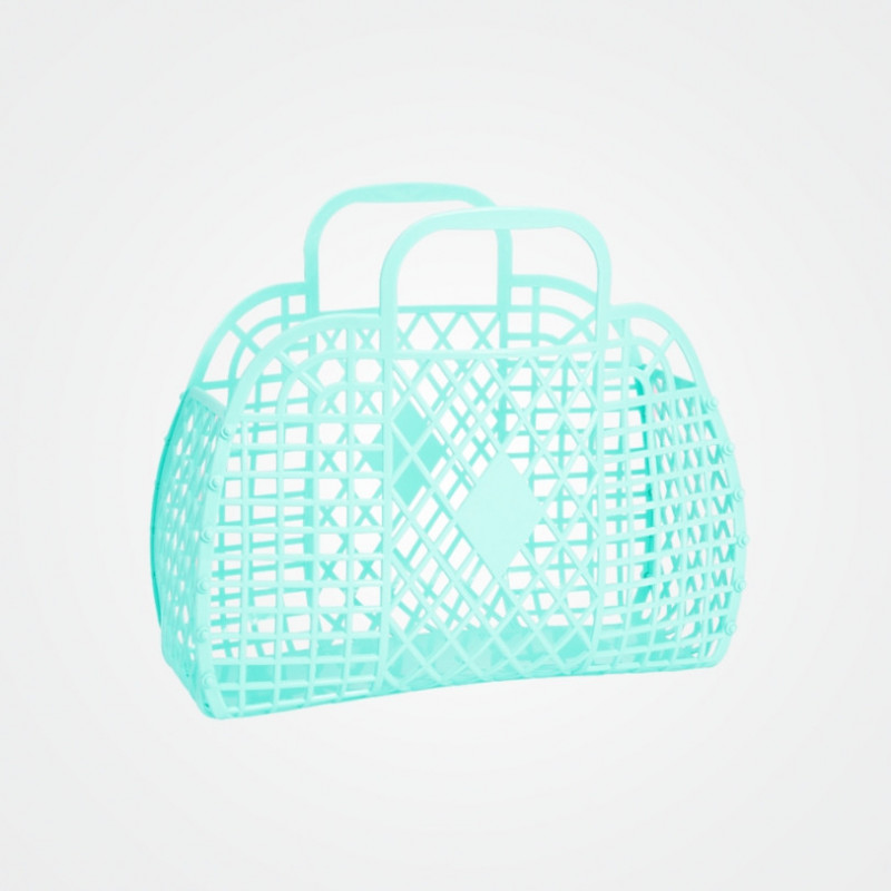 Sun Jellies „Retro Basket“ aus 100% Weich-Polyethylen (LDPE)