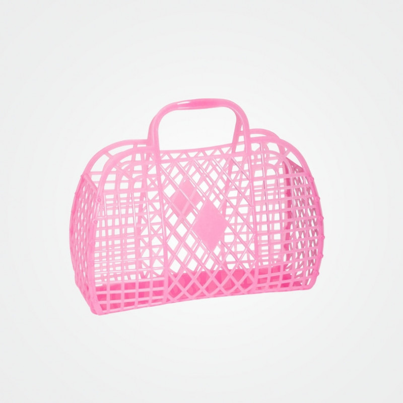 Sun Jellies „Retro Basket“ aus 100% Weich-Polyethylen (LDPE)
