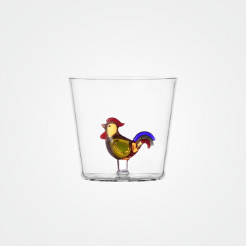 Glas „Animal Farm“ mit Hahn von Ichendorf Milano