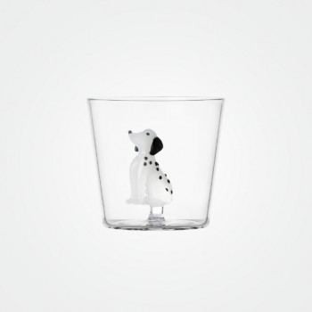 Glas „Dogs“ mit Dalmatiner von Ichendorf Milano