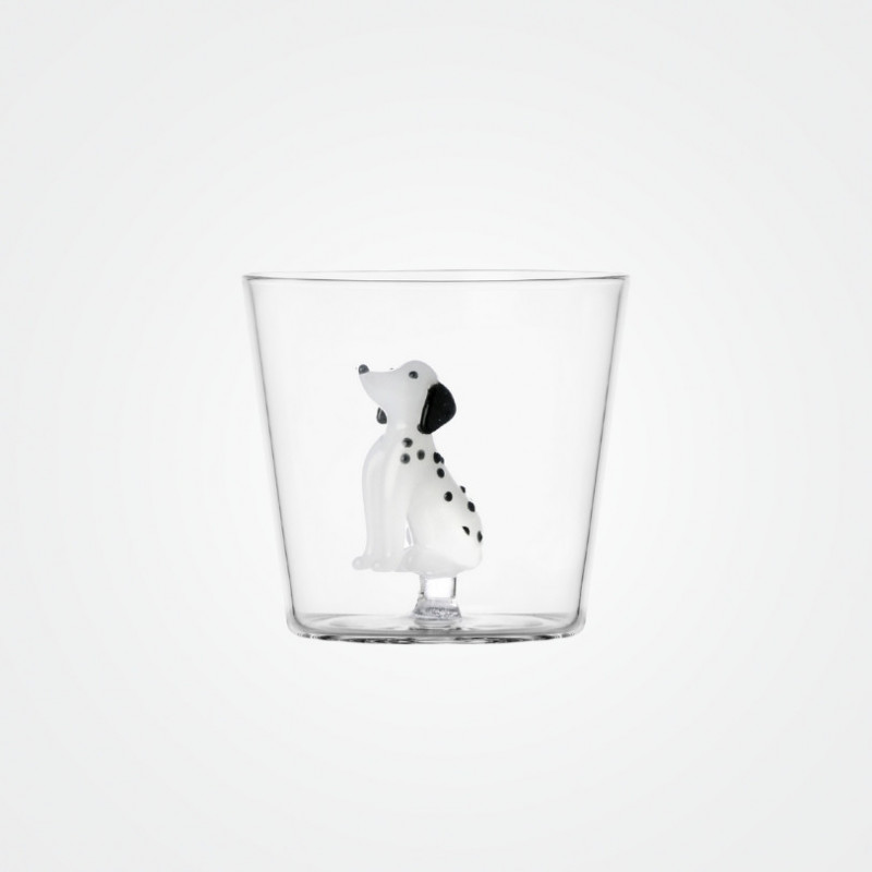 Glas „Dogs“ mit Dalmatiner von Ichendorf Milano