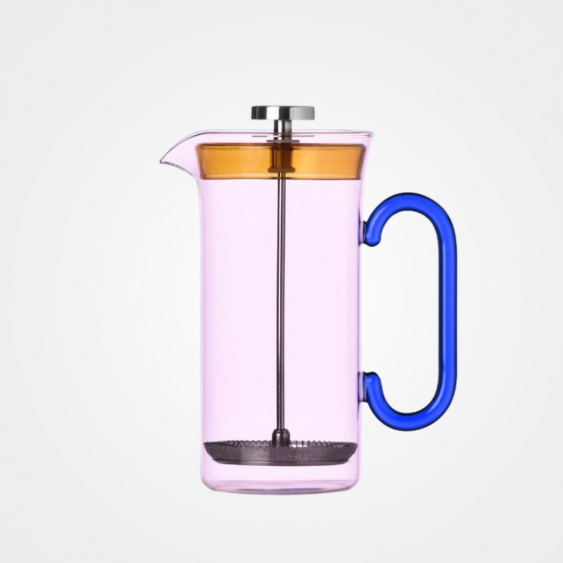Große Frenchpress in pink und blau von Ichendorf Milano