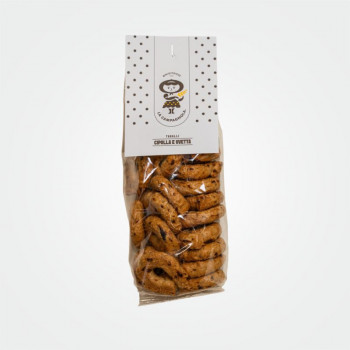 Taralli mit Zwiebeln und Rosinen von La Campagnola