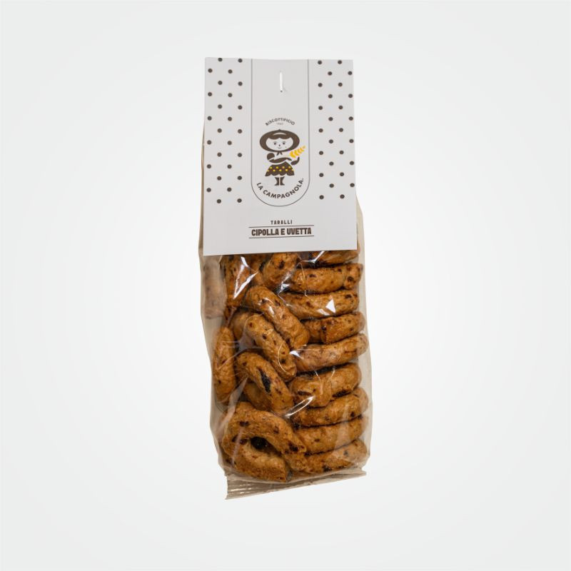 Taralli mit Zwiebeln und Rosinen von La Campagnola