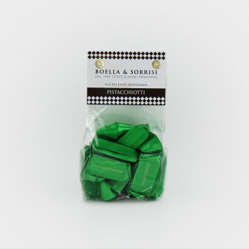 Gianduiotti Pistacchio von Boella & Sorrisi aus dem Piemont