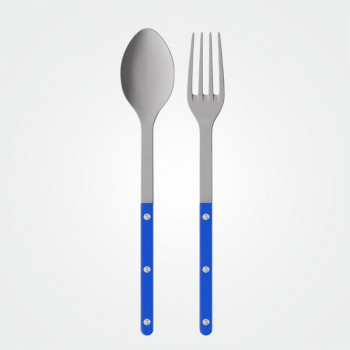 Servierbesteck mit Vintage-Finish von Sabre Paris in Blau