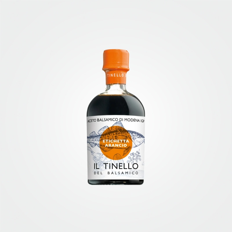 Balsamico-Essig IL TINELLO „Oranges Etikett“ aus Modena IGP