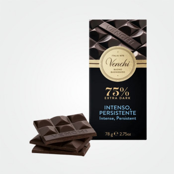 Zartbitterschokolade 75% von Venchi